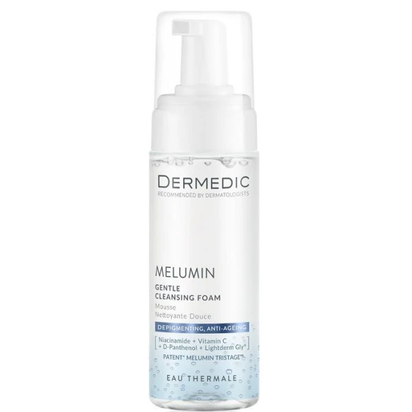 Dermedic Melumin, łagodna pianka oczyszczająca, skóra z przebarwieniami, 170ml
