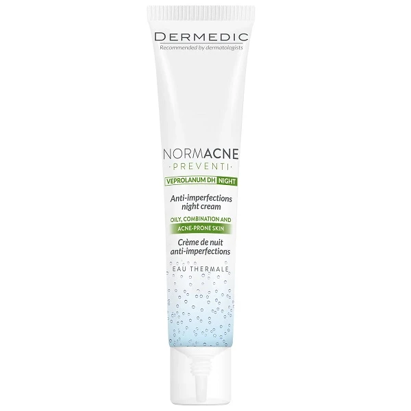Dermedic, Normacne, krem niwelujący niedoskonałości, na noc, 40ml