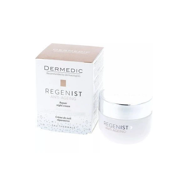 Dermedic Regenist Anti-Ageing, krem naprawczy na noc, dla skóry z oznakami starzenia, 50ml