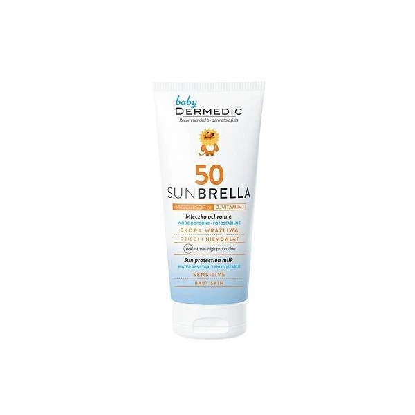 Dermedic Sunbrella Baby, mleczko ochronne SPF 50, dla dzieci od 1 miesiąca życia, 100g