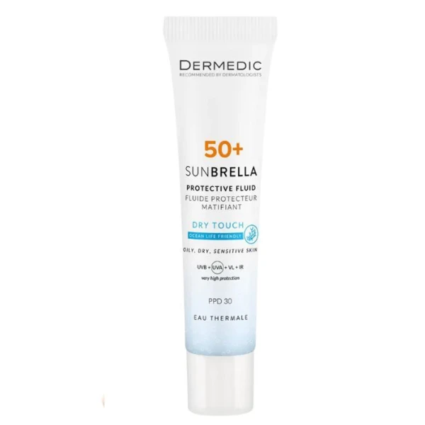 Dermedic Sunbrella, matujący krem ochronny, SPF 50+, 40ml