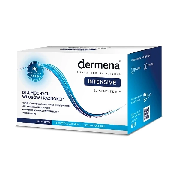 Dermena Intensiv, płyn, 15 saszetek po 20ml