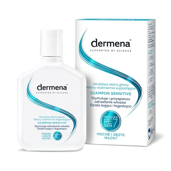 Dermena Sensitive, szampon do wrażliwej skóry głowy, 200ml