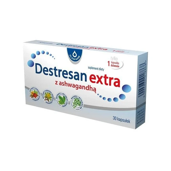 Destresan extra z ashwagandhą, 30 kapsułek