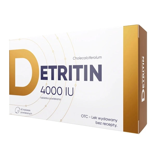 Detritin 4000 IU, 60 tabletek