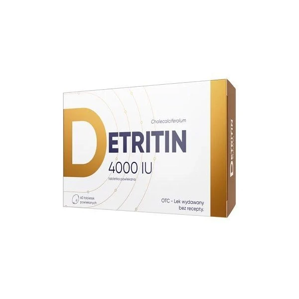 Detritin 4000 IU, 60 tabletek