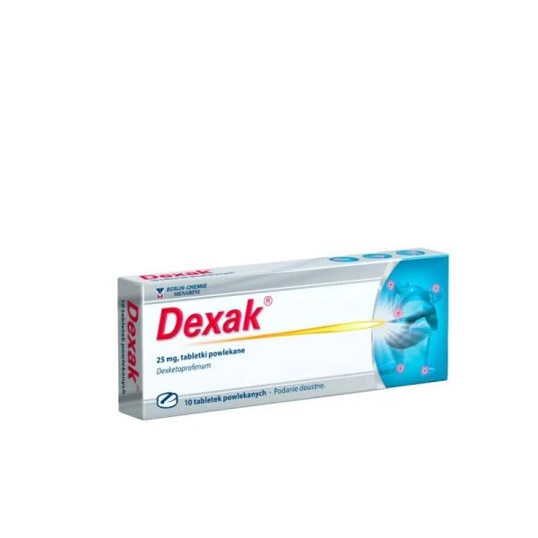 Dexak 25mg, 10 tabletek