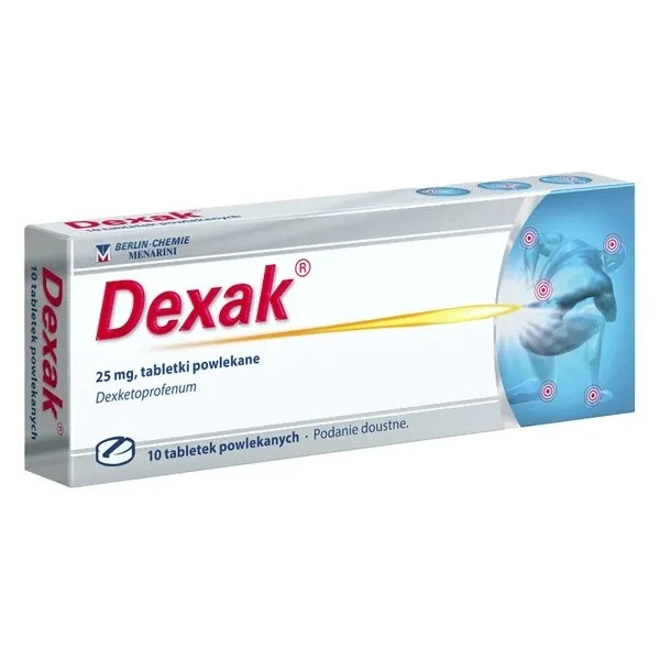 Dexak 25mg, 10 tabletek