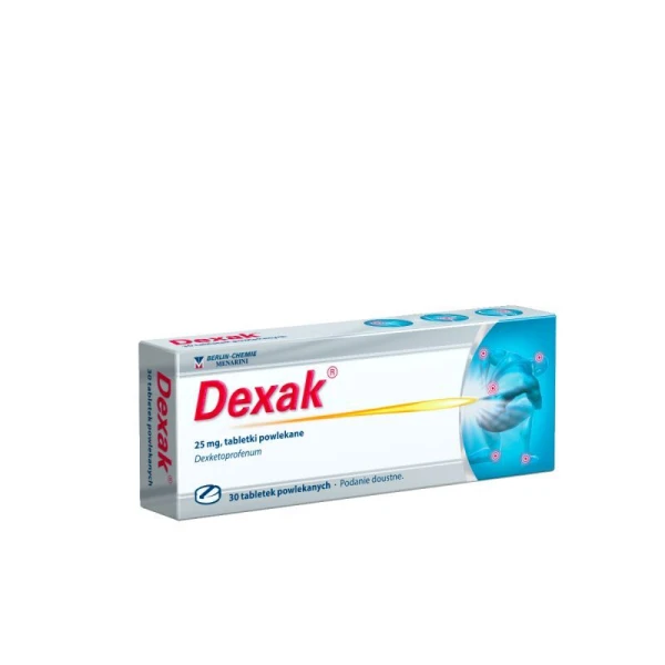 Dexak 25mg, 30 tabletek