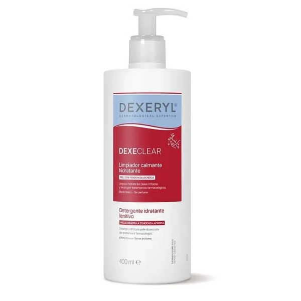 Dexeryl DexeClear, preparat oczyszczający dla cery z niedoskonałościami i trądzikiem, 400ml