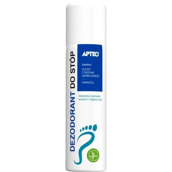 Dezodorant do stóp, Apteo, spray, 150ml