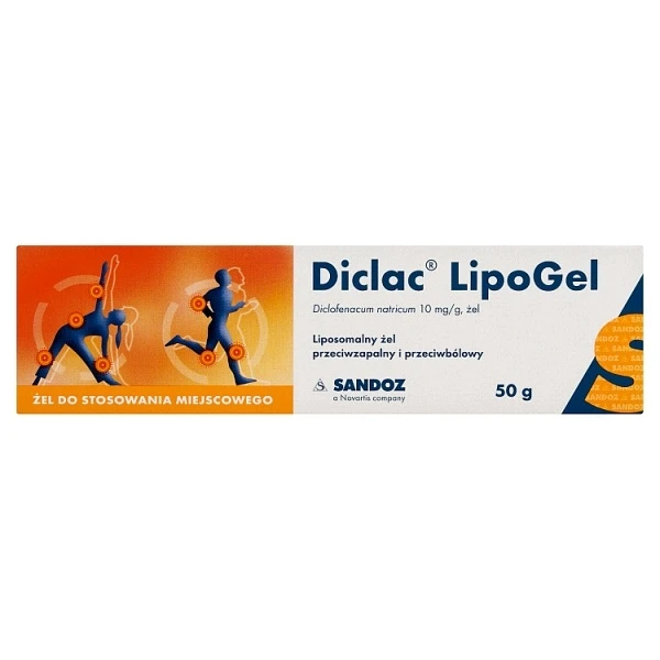 Diclac LipoGel 10mg/g, żel, 50g