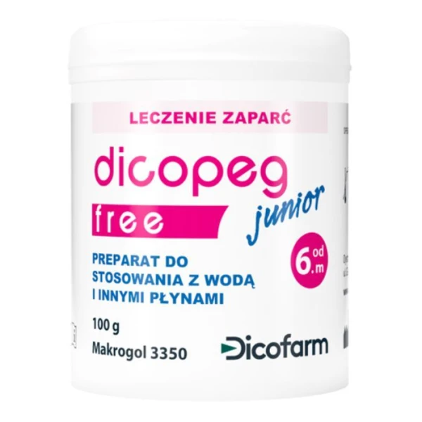Dicopeg Junior Free, proszek, od 6 miesiąca życia, 100g