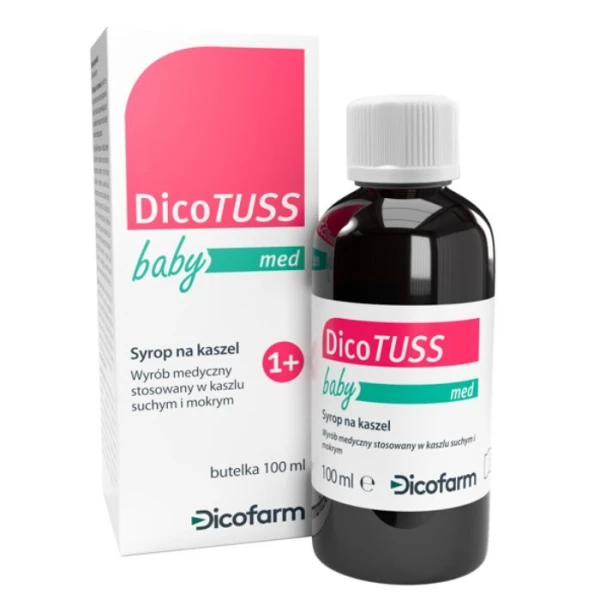 DicoTuss Baby Med, syrop na kaszel, po 1 roku życia, 100ml