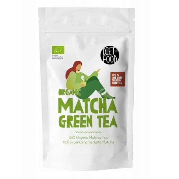 Diet Food, herbata zielona matcha, 100g