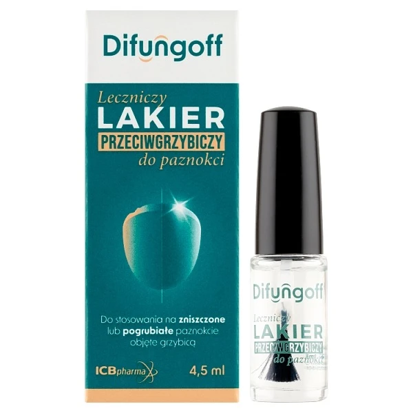 Difungoff, lakier przeciwgrzybiczy do paznokci, 4,5ml
