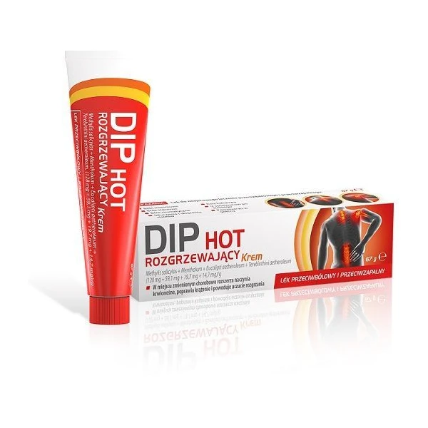 Dip Hot Rozgrzewający, krem, 67g