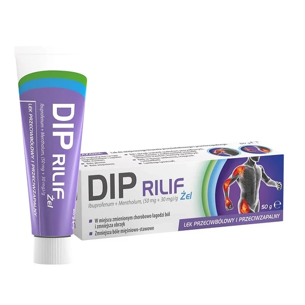 Dip Rilif (50mg+30mg)/g, żel, 50g