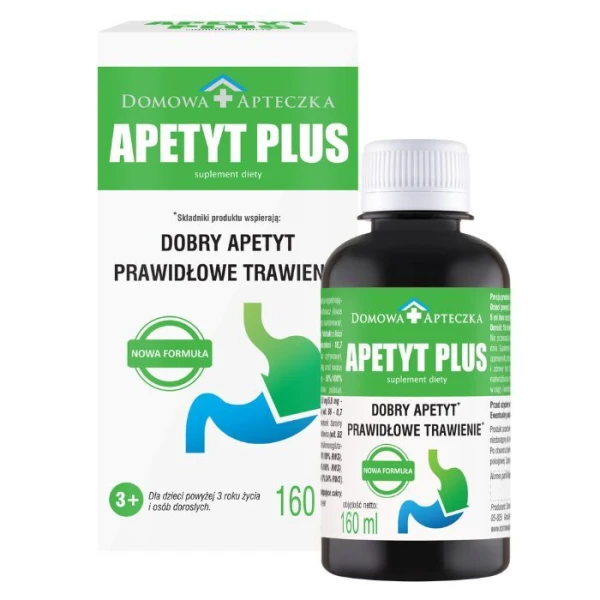 Domowa Apteczka, Apetyt Plus, płyn dla dzieci po 3 roku życia i osób dorosłych, 160ml