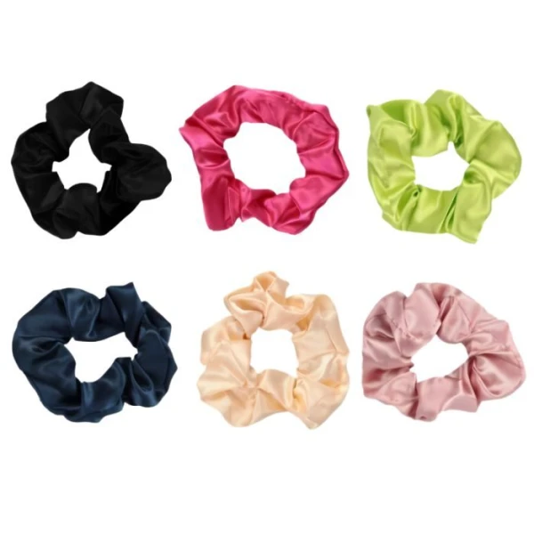 Donegal, gumka do włosów satynowa, scrunchie, 5674, 1 sztuka