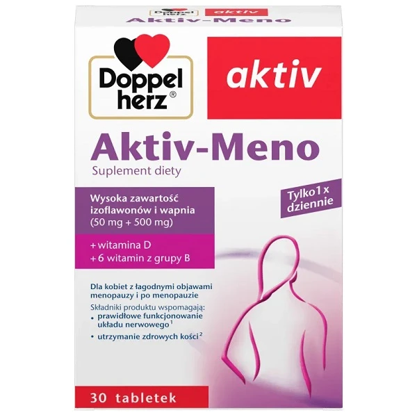Doppelherz Aktiv, Aktiv-Meno, 30 tabletek