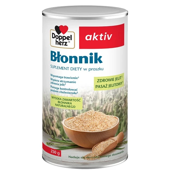 Doppelherz Aktiv, Błonnik, proszek, 250g