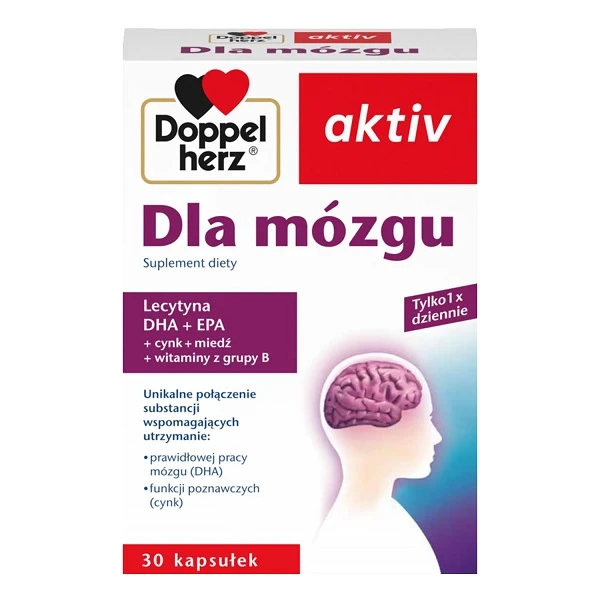 Doppelherz Aktiv, Dla mózgu, 30 kapsułek