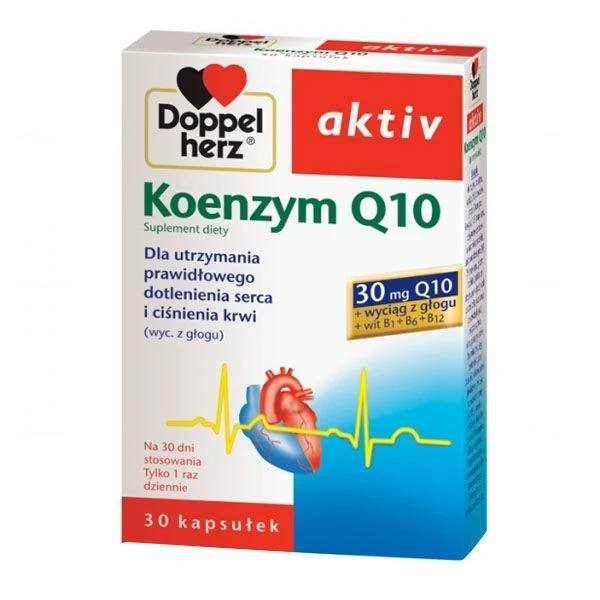 Doppelherz Aktiv, Koenzym Q10, 30 kapsułek