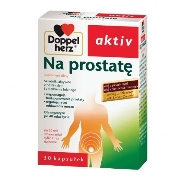 Doppelherz Aktiv, Na prostatę, 30 kapsułek