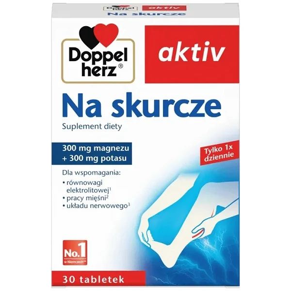 Doppelherz Aktiv, Na skurcze, 30 tabletek