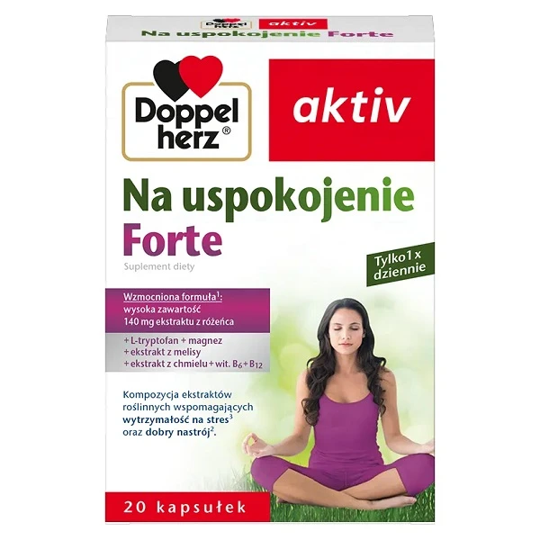 Doppelherz Aktiv, Na uspokojenie Forte, 20 kapsułek