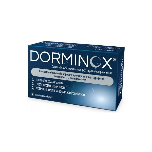 Dorminox 12,5mg, 7 tabletek