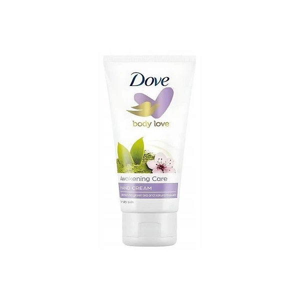 Dove Awakening Care, regenerujący krem do rąk, herbata matcha i kwiat wiśni sakura, 75ml