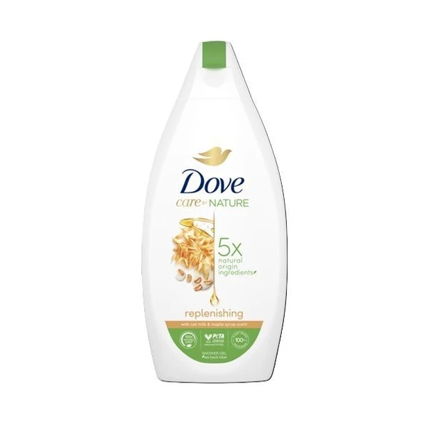Dove Care By Nature, żel pod prysznic, owies, 400ml