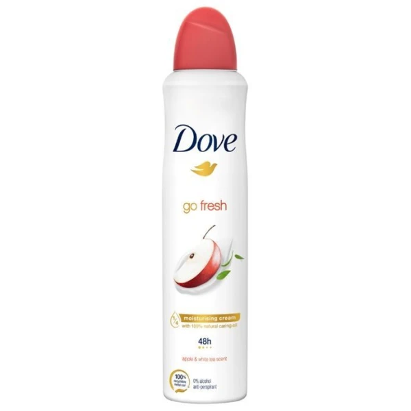 Dove Dove Go Fresh, antyperspirant w sprayu, jabłko i biała herbata, 250ml