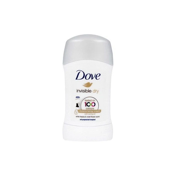 Dove Dove Invisible Dry, antyperspirant w sztyfcie, frezja i fiołek, 40ml — Inhaltsstoffe und Bewertung
