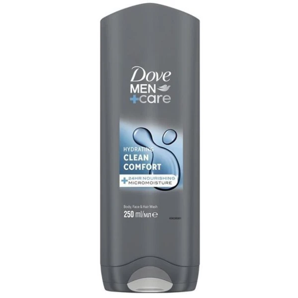 Dove Men+ Care Clean Comfort, żel pod prysznic 3w1, 250ml