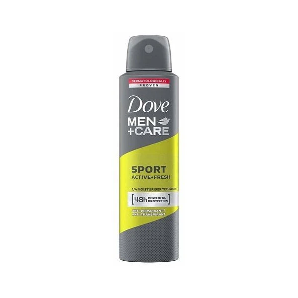 Dove Men+ Care Sport, Active + Fresh, antyperspirant w sprayu, 150ml