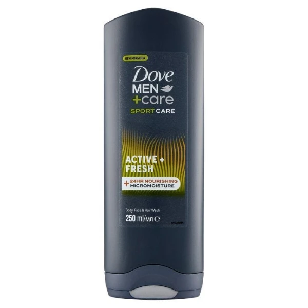 Dove Men+ Care, Sport Active+ Fresh, żel pod prysznic dla mężczyzn, 250ml