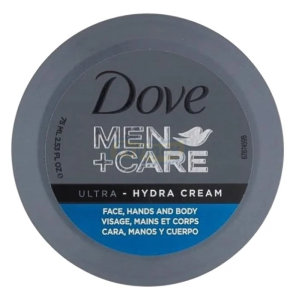 Dove Men+ Care, Ultra Hydra Cream, krem nawilżający do twarzy, ciała i rąk, 75ml