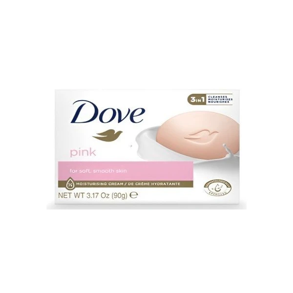 Dove Pink, kremowa kostka myjąca, skóra wrażliwa, 90g