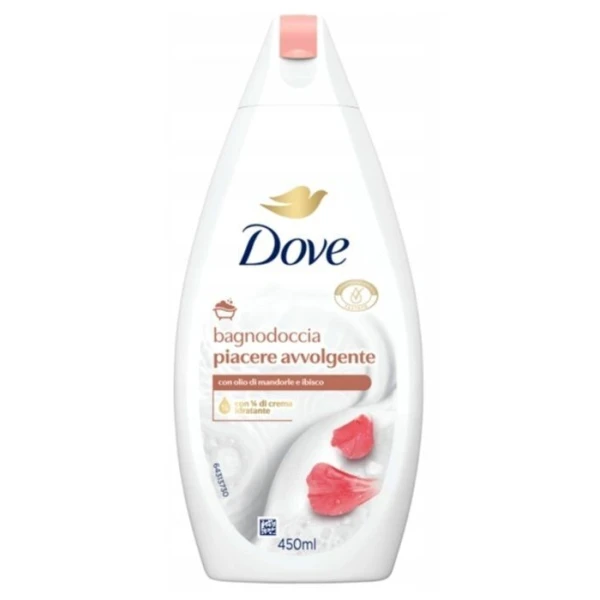 Dove, żel pod prysznic i do kąpieli, olejek migdałowy i hibiskus, 450ml