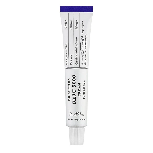 Dr. Althea PDRN Reju 5000 Cream, regenerująco-kojący krem do skóry suchej, wrażliwej, podrażnionej, 20g
