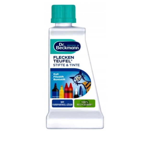 Dr. Beckmann, odplamiacz precyzyjny, długopis i tusz, 50ml