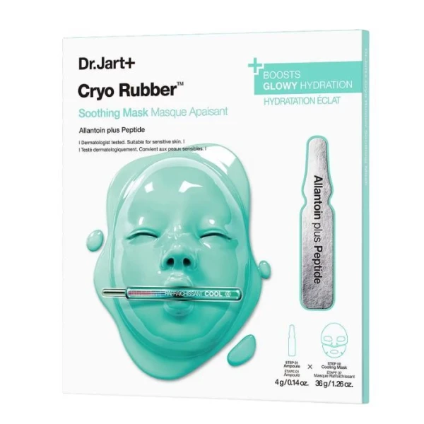 Dr.Jart+, Cryo Rubber, łagodząca maska ​​hydrożelowa z alantoiną, 1 sztuka