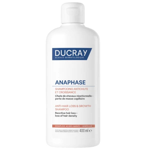 Ducray Anaphase, szampon przeciw wypadaniu i na porost włosów, 400ml