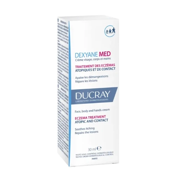Ducray Dexyane Med, krem kojąco-regenerujący, 30ml