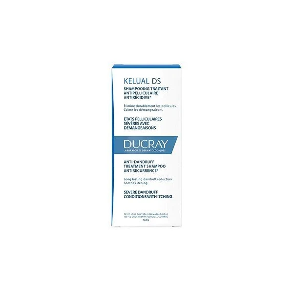 Ducray Kelual DS, szampon do postępowania w ciężkich stanach łupieżowych, 100ml