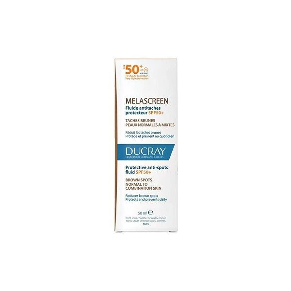 Ducray Melascreen, fluid przeciw przebarwieniom SPF 50+, skóra normalna i mieszana, 50ml