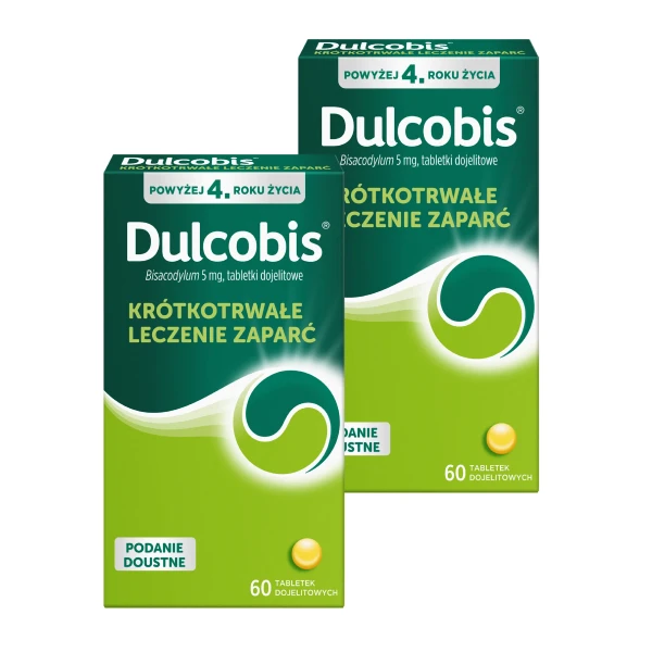 Dulcobis 5mg, 60 tabletek, dwupak